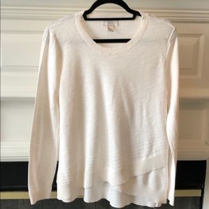 High low light weight sweater